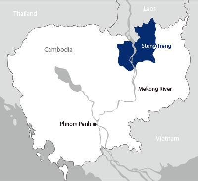 カンボジア地図